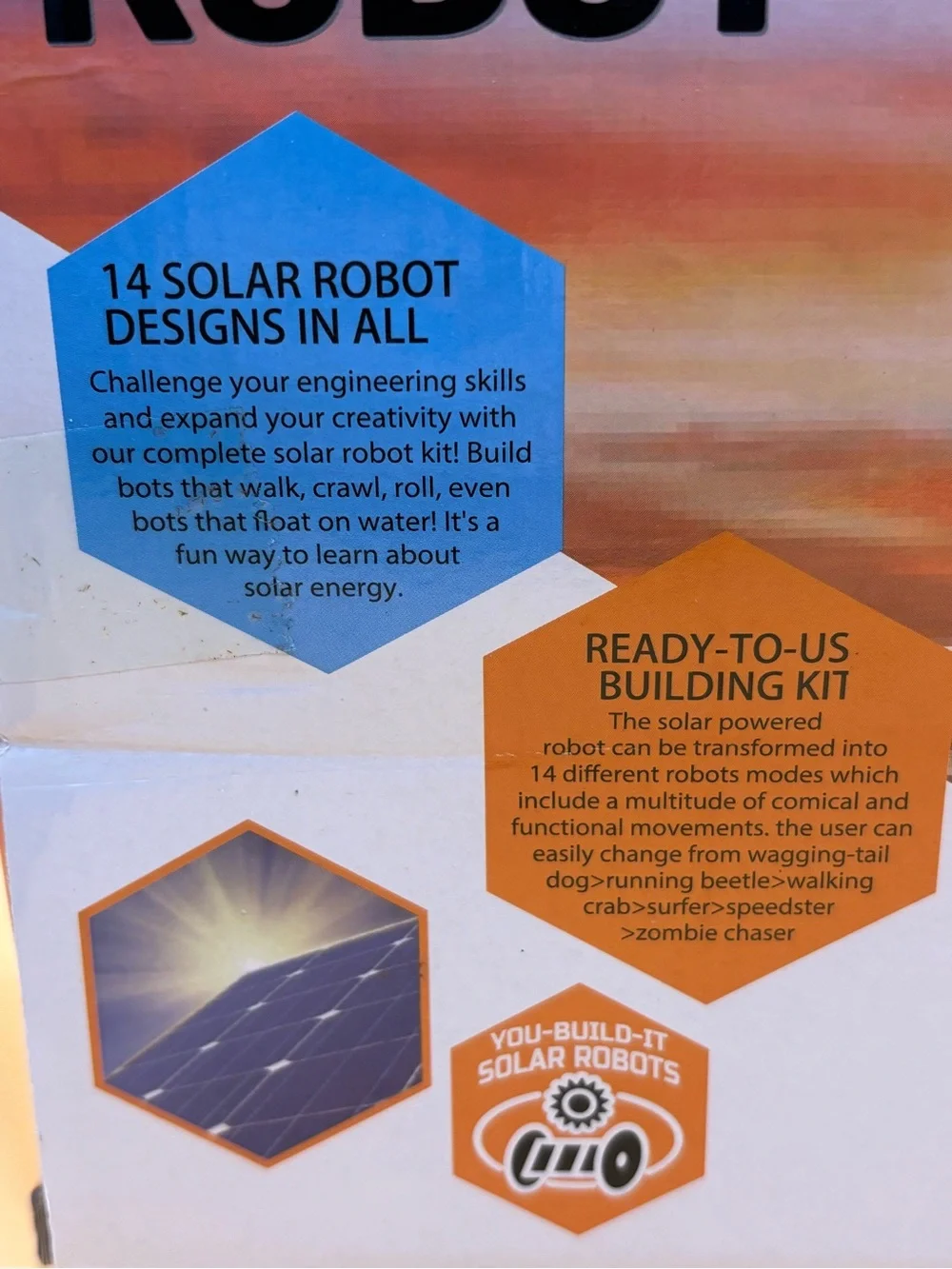 14 in 1 Solar Robot STEM Kit For Kids, Learning, Engineering, Building Kit